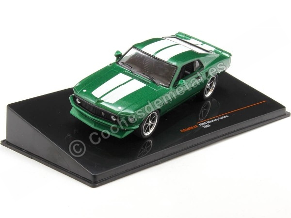 1969 Ford Mustang Fastback Verde Metalizado/Blanco 1:43 IXO Models ...