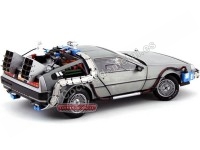 Cochesdemetal.es 1989 DeLorean DMC 12 + Hover Board "Regreso al Futuro II" 1:18 Hot Wheels Elite BCJ97