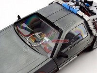 Cochesdemetal.es 1989 DeLorean DMC 12 + Hover Board "Regreso al Futuro II" 1:18 Hot Wheels Elite BCJ97