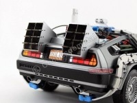 Cochesdemetal.es 1989 DeLorean DMC 12 + Hover Board "Regreso al Futuro II" 1:18 Hot Wheels Elite BCJ97