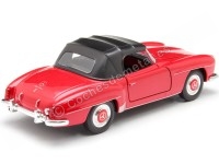 1955 Mercedes-Benz 190SL W121 Convertible Rojo/Negro 1:24 Welly 24118