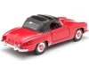 1955 Mercedes-Benz 190SL W121 Convertible Rojo/Negro 1:24 Welly 24118