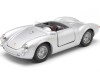 1955 Porsche 550 Spyder "Pequeño Bastardo - James Dean" Plateado 1:24 Welly 24113