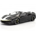 2021 Ferrari SF90 Spider Assetto Fiorano Negro/Blanco 1:18 Bburago 16910