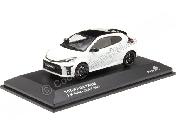 2020 Toyota Yaris GR Blanco Platino 1:43 Solido S4311101