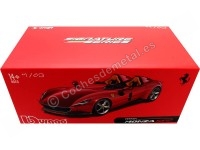 2018 Ferrari Monza SP2 Barchetta Biposto Rojo Cereza 1:43 Bburago Signature Series 36913