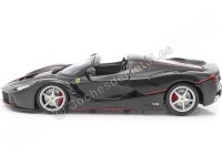 2015 Ferrari F70 LaFerrari Aperta Negro 1:24 Bburago 18-26022