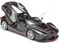 2015 Ferrari F70 LaFerrari Aperta Negro 1:24 Bburago 18-26022