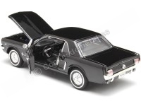 1964 Ford Mustang 1/2 Coupe Negro 1:24 Welly 22451