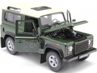 2010 Land Rover Defender 90 TDI Verde Militar 1:24 Welly 22498