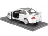 2001 Mitsubishi Lancer Evolution VII Plateado 1:24 WhiteBox 124204-O