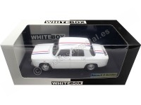 1964 Renault 8 Gordini Blanco Decorado 1:24 WhiteBox 124206