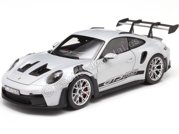 2022 Porsche 911 GT3 RS Gris Hielo Metalizado 1:18 Norev HQ 187359