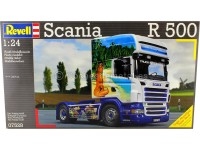 Cochesdemetal.es 2005 Scania R 500 "Plastic Model Kit" Blanco Decorado 1:24 Revell 07528