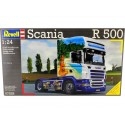 Cochesdemetal.es 2005 Scania R 500 "Plastic Model Kit" Blanco Decorado 1:24 Revell 07528