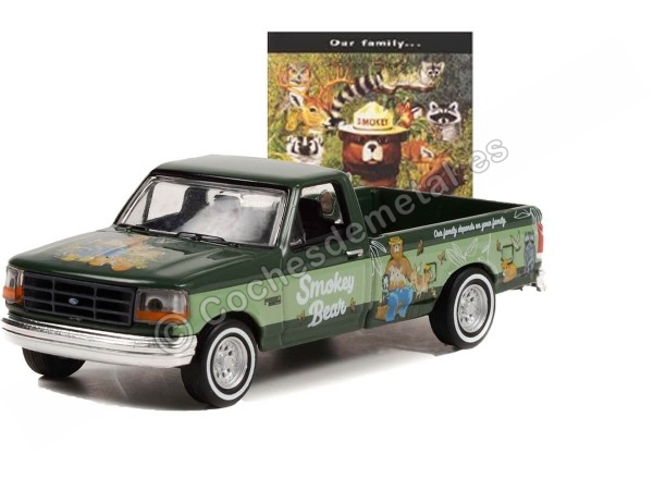 1995 Ford F-250 "Smokey Bear Series 1" 1:64 Greenlight 38020F