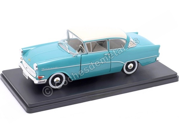 1957 Opel Olympia Rekord "Opel Collection" Turquesa/Beige 1:24 Edit...