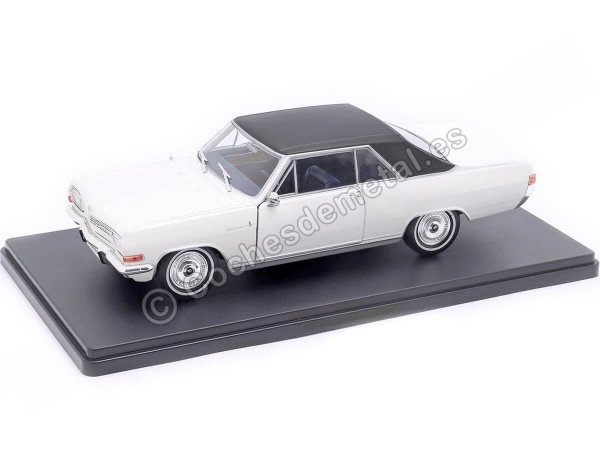 1965 Opel Diplomat V8 Coupe "Opel Collection" Blanco/Negro 1:24 Editorial Salvat G1648005