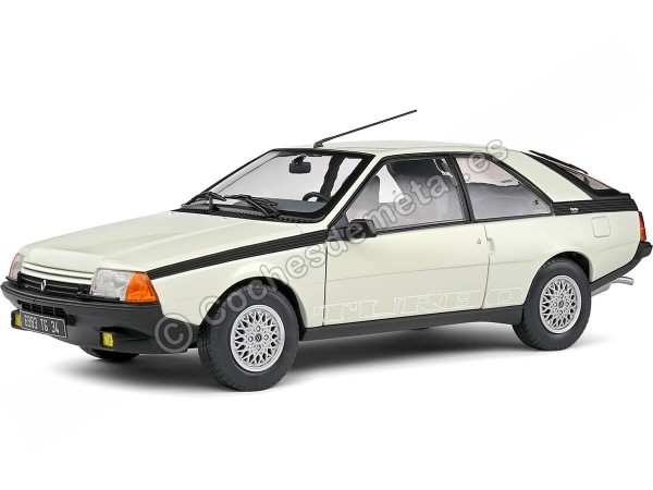 1985 Renault Fuego Turbo Blanco Panda 1:18 Solido S1806405