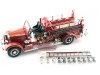 Cochesdemetal.es 1935 Mack Type 75BX Camión de bomberos Rojo 1:24 Lucky Diecast 20098