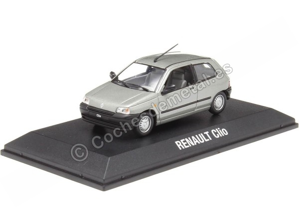 1990 Renault Clio Plateado 1:43 Norev 80928