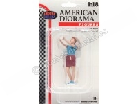 Figura de Resina "Figurantes - Chica Selfie" 1:18 American Diorama 18702