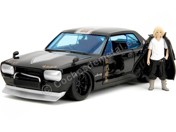 1971 Nissan Skyline GT-R "Mike, Tokyo Revengers" Negro Decorado1:24 Jada Toys 34698 253255064