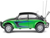 1976 Volkswagen VW Beetle Escarabajo "Baja Bug" Verde/Negro Decorado 1:18 Solido S1809603