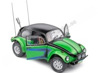 1976 Volkswagen VW Beetle Escarabajo "Baja Bug" Verde/Negro Decorado 1:18 Solido S1809603