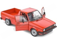 1982 Volkswagen VW Caddy MK1 Custom PickUp Rojo 1:18 Solido S1803511