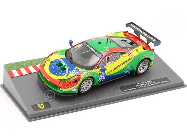 2015 Ferrari 458 Italia GT3 Nº64 Bertolini/Serra/Longo/Gomes 24h Daytona 1:43 Editorial Salvat ABFRT008