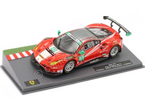 2017 Ferrari 488 GT3 Nº63 Balzan/Bird/Cressoni/Nielsen 24h Daytona 1:43 Editorial Salvat ABFRT003