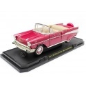 1957 Chevrolet Bel Air Convertible Granate 1:18 Lucky Diecast 92108