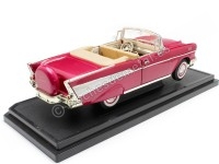 1957 Chevrolet Bel Air Convertible Granate 1:18 Lucky Diecast 92108