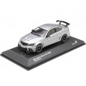 2011 Mercedes-Benz C63 AMG Black Series Plateado Mate 1:43 Solido S4311604