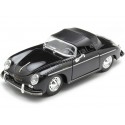 1956 Porsche 356A Speedster 1600 Super Convertible Negro 1:24 Welly...