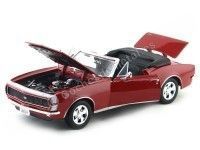 Cochesdemetal.es 1967 Chevrolet Camaro SS 396 Convertible Rojo 1:18 Maisto 31684