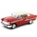 Cochesdemetal.es 1955 Chevrolet Bel Air Convertible Rojo 1:18 Motor Max 73184