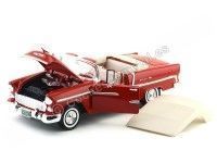 Cochesdemetal.es 1955 Chevrolet Bel Air Convertible Rojo 1:18 Motor Max 73184