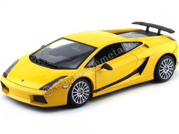 Cochesdemetal.es 2007 Lamborghini Gallardo Superleggera Amarillo 1:18 Motor Max 73181