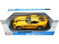 2013 Dodge Viper SRT GTS Amarillo/Negro 1:18 Maisto 31128