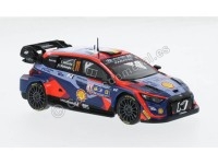 Cochesdemetal.es 2023 Hyundai i20 N Rally1 Nº11 Neuville/Wydaeghe Ganador Rally Centroeuropeo 1:43 IXO Models RAM909.22