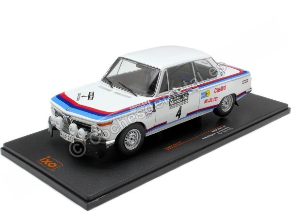 1973 BMW 2002 (E20) Nº4 Waldegard/Thorszelius RAC Rally 1:18 IXO Models 18RMC163.22