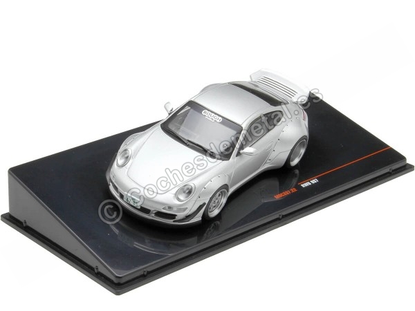 2023 Porsche 911 (997) RWB Rauh-Welt Plateado 1:43 IXO Models MOC33...