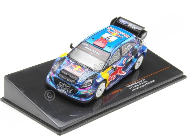 2023 Ford Puma Rally1 Nº7 Loubet/Veillas Rally Centroeuropeo 1:43 IXO Models RAM905.22