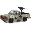 1984 Chevrolet M1008 CUCV con Ametralladora Montada "Battalion 64 Series 3" Camuflaje 1:64 Greenlight 61030E