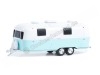 1971 Caravana Airstream Double-Axle "Hitched Homes Series 13" Blanco/Azul 1:64 Greenlight 34130D