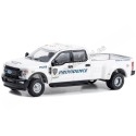 2018 Ford F-350 Policía de Providence "Dually Drivers Series 12" Blanco 1:64 Greenlight 46120E