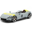 2019 Ferrari Monza SP1 Barchetta Monoposto Gris Plata 1:18 Maisto 1...