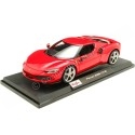 2021 Ferrari 296 GTB Hybrid 830HP V6 Rojo 1:18 Maisto 16018